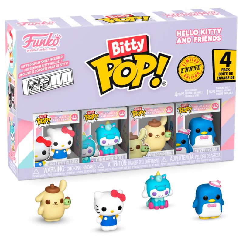 Funko -  Bitty ! Hello Kitty and Friends Hello Kitty chase 4dbos szett
