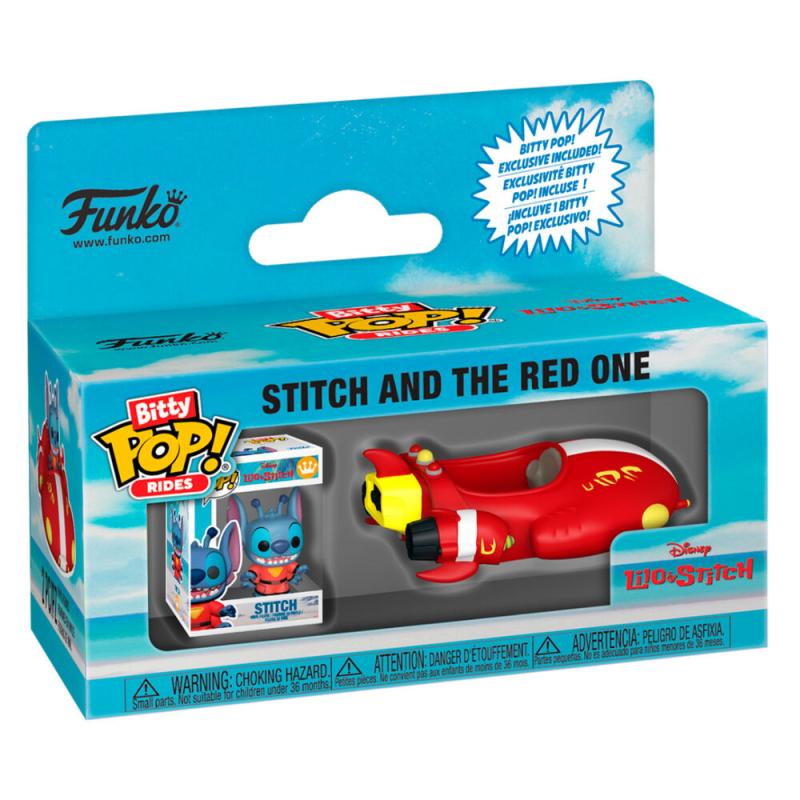 Funko -  Bitty ! Ride gyűjtői vinyl karakter Disney Stitch