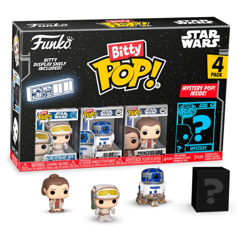 Funko -  Bitty ! Star Wars Luke Skywalker 4dbos gyűjtői vinyl karakter szett