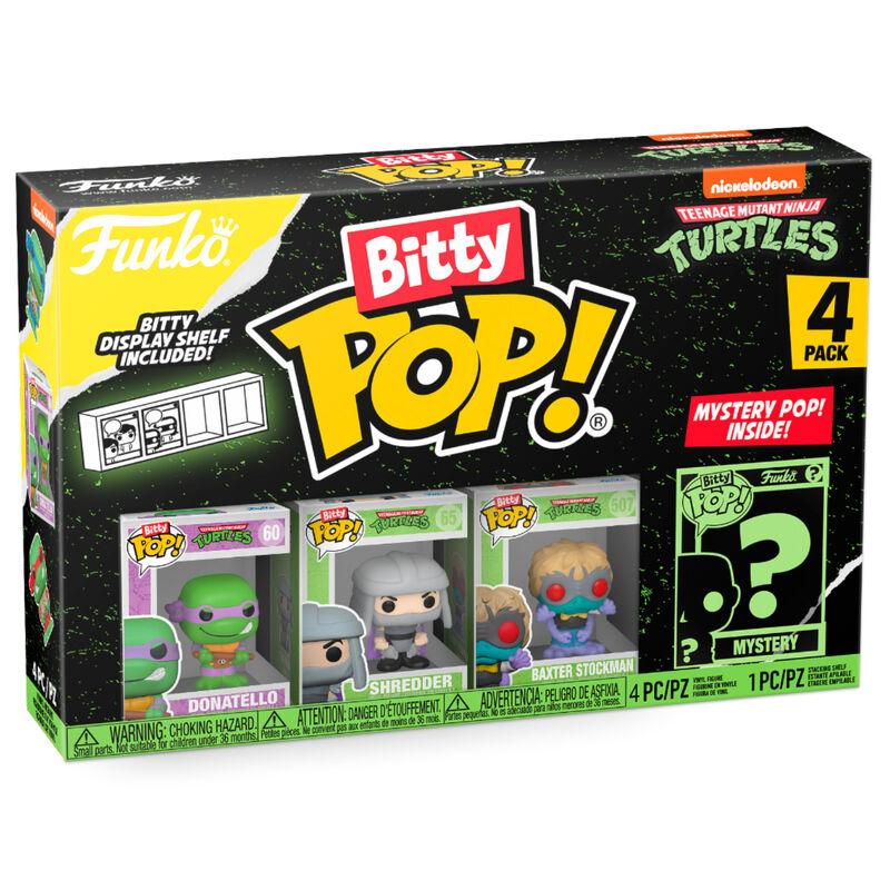 Funko -  Bitty ! Teenage Mutant Ninja Turtles  Tini nindzsa teknőcök  Donatello 4dbos gyűjtői vinyl karakter szett