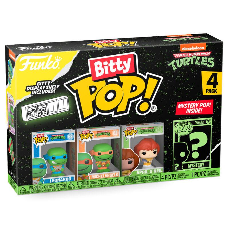 Funko -  Bitty ! Teenage Mutant Ninja Turtles  Tini nindzsa teknőcök  Leonardo 4dbos gyűjtői vinyl karakter szett