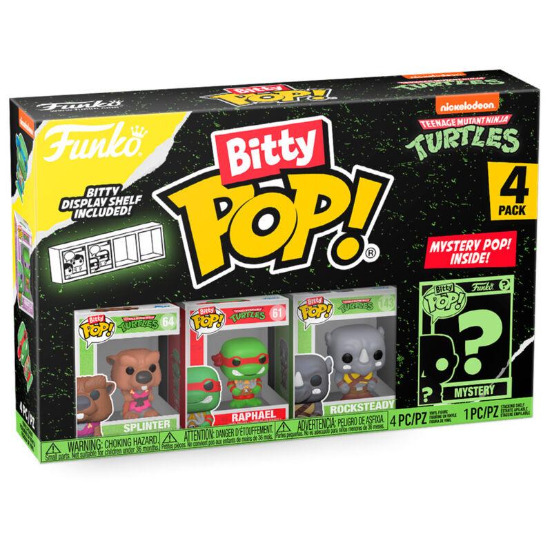 Funko -  Bitty ! Teenage Mutant Ninja Turtles   Tini nindzsa teknőcök  Splinter 4dbos gyűjtői vinyl karakter szett