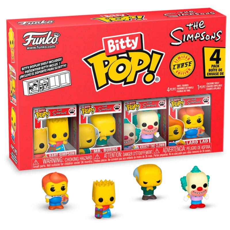 Funko -  Bitty ! The Simpsons Bart 4dbos gyűjtői vinyl karakter szett