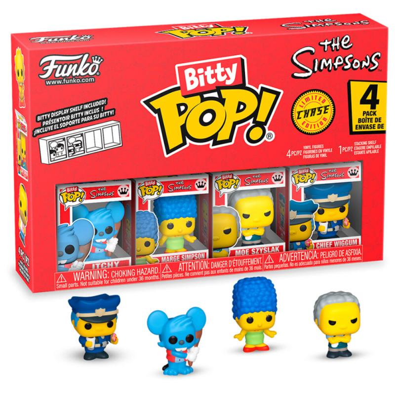 Funko -  Bitty ! The Simpsons Itchy  4dbos gyűjtői vinyl karakter szett