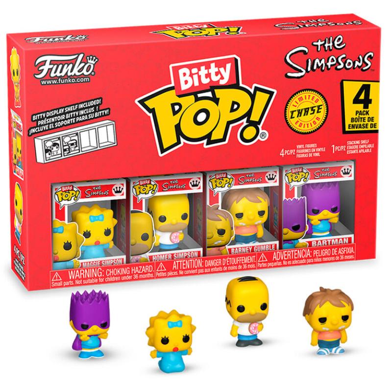 Funko -  Bitty ! The Simpsons Maggie  4dbos gyűjtői vinyl karakter szett