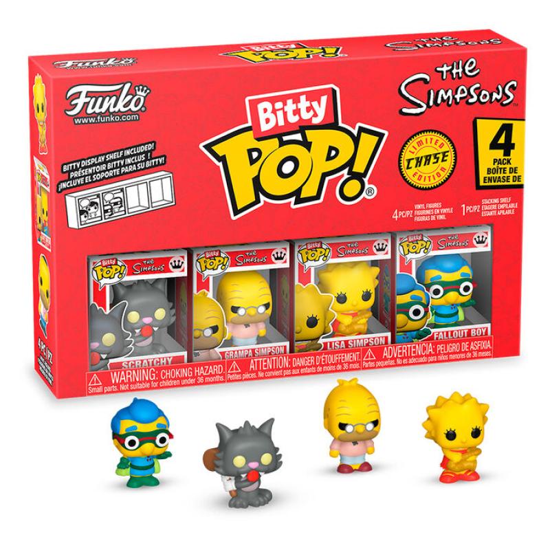 Funko -  Bitty ! The Simpsons Scratchy  4dbos gyűjtői vinyl karakter szett