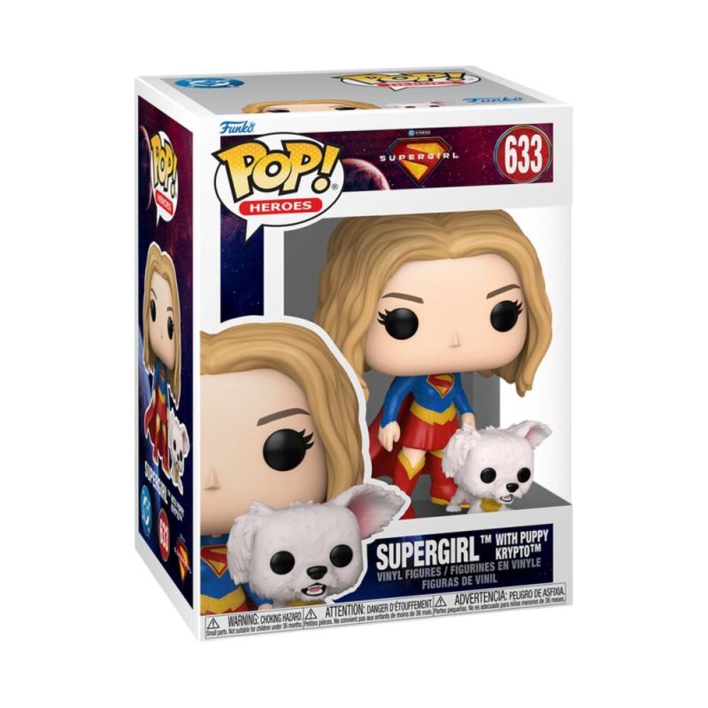 Funko -  DC Comics Supergirl Buddy Supergirl with Puppy Krypto    gyűjtői vinyl karakter