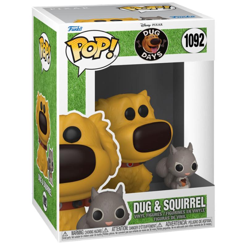 Funko -  Disney Dug Days  Dug with Squirrel    gyűjtői vinyl karakter