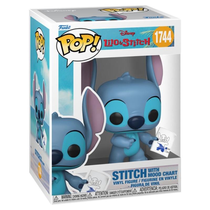 Funko -  Disney Lilo & Stitch  Stitch with Mood Chart    gyűjtői vinyl karakter