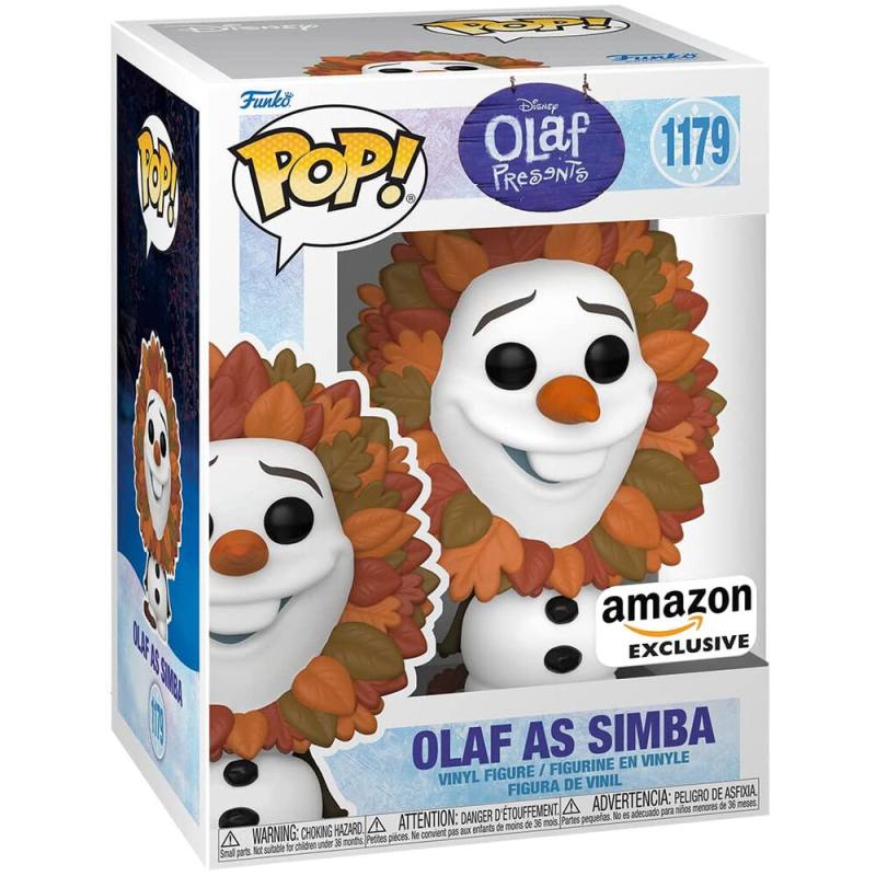 Funko -  Disney Olaf Present Olaf as Simba Exclusive    gyűjtői vinyl karakter