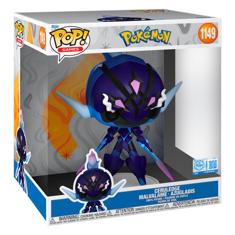 Funko -  gyűjtői vinyl karakter Jumbo Pokemon Ceruledge Malvalame Azugladis Exclusive   25cm gyűjtői vinyl karakter