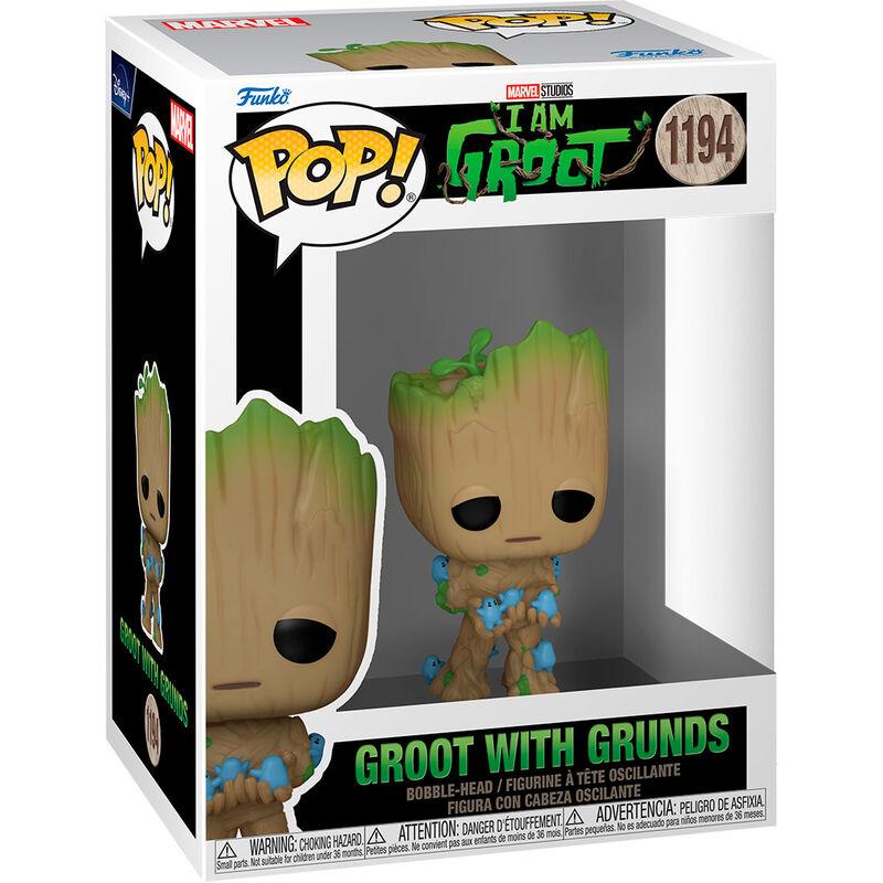 Funko -  Marvel I am Groot  Groot with Grunds   gyűjtői vinyl karakter