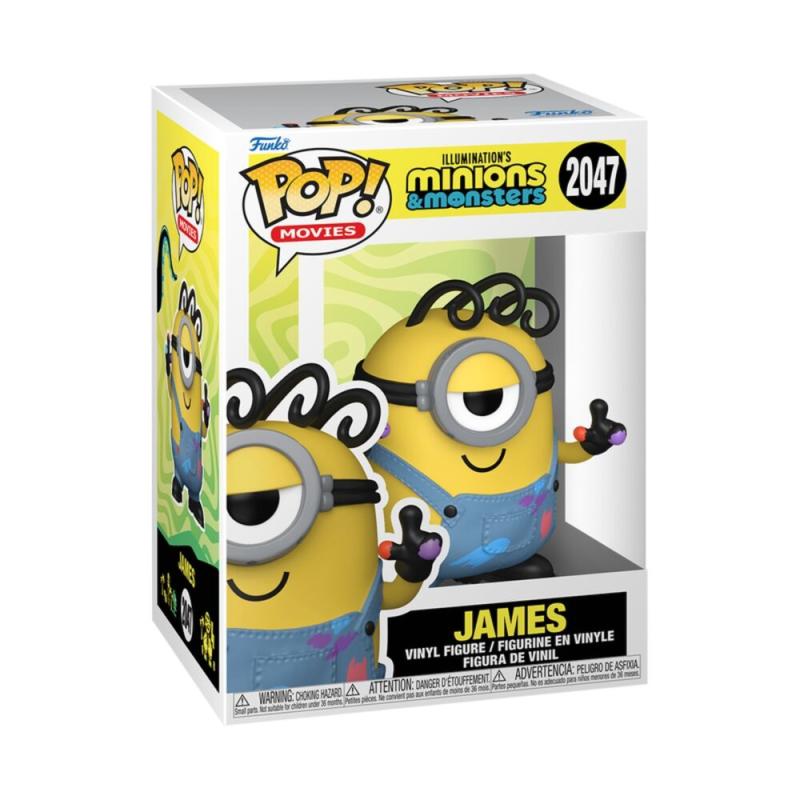 Funko -  Movies Iluminations Minions & Monsters James    gyűjtői vinyl karakter