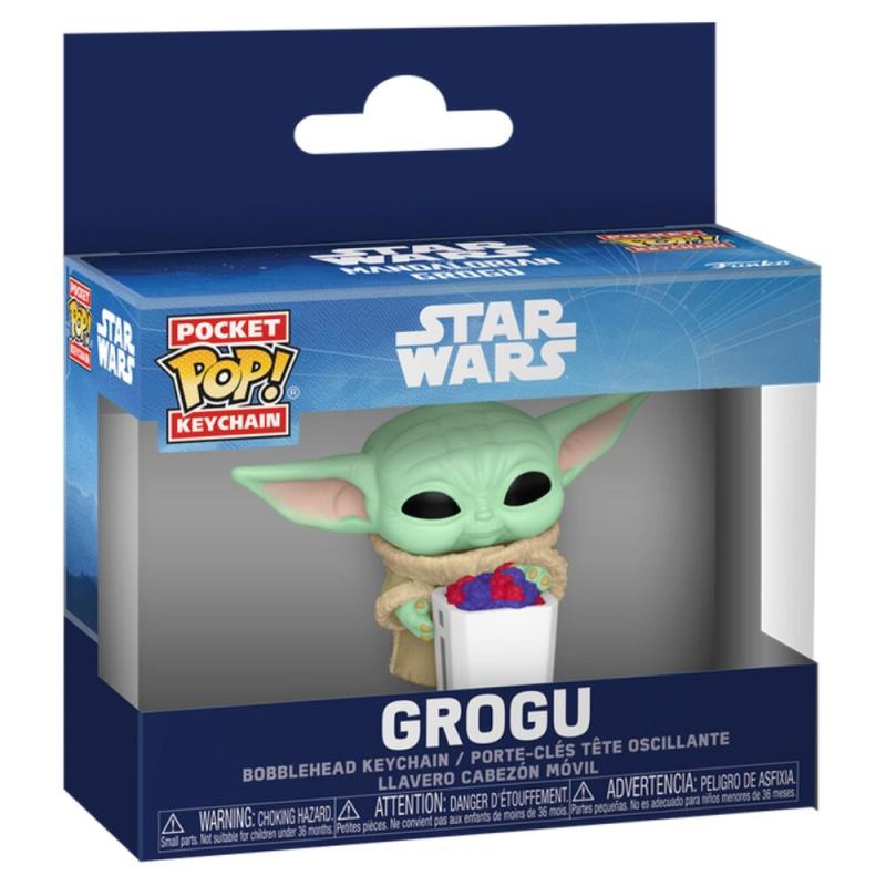 Funko -  Pocket ! Star Wars: The Mandalorian & Grogu  Grogu kulcstartó