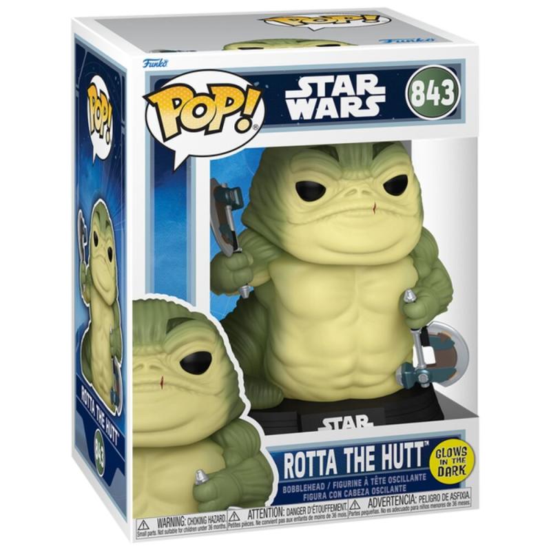 Funko -  Star Wars: The Mandalorian & Grogu  Rotta the Hutt    gyűjtői vinyl karakter