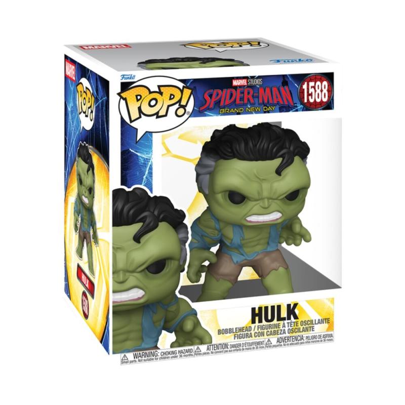 Funko -  Super Marvel SpiderMan Brand New Day Hulk   15 cm gyűjtői vinyl karakter