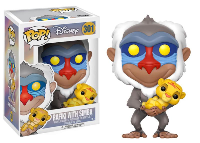 Funko - POP - Disney - Disney The Lion King Rafiki Simbával figura POP - Disney - Disney The Lion King Rafiki Simbával figura