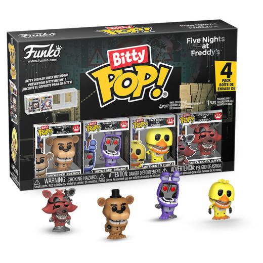 Funko -  Bitty ! Five Nights at Freddy's 4dbos gyűjtői vinyl karakter szett