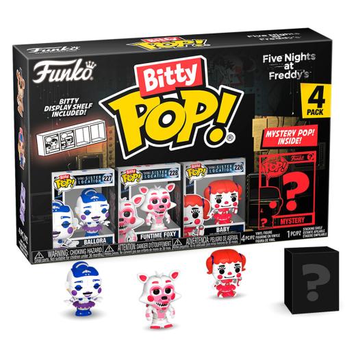 Funko -  Bitty ! Five Nights at Freddys Ballora 4dbos gyűjtői vinyl karakter szett
