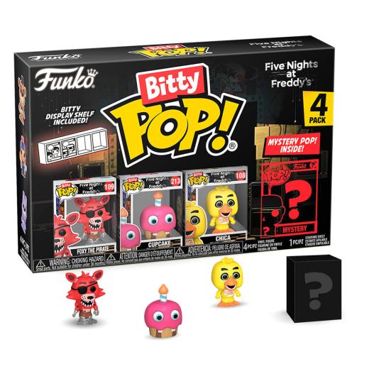 Funko -  Bitty ! Five Nights at Freddys Foxy 4dbos gyűjtői vinyl karakter szett