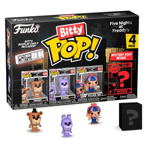 Funko -  Bitty ! Five Nights at Freddys Freddy 4dbos gyűjtői vinyl karakter szett