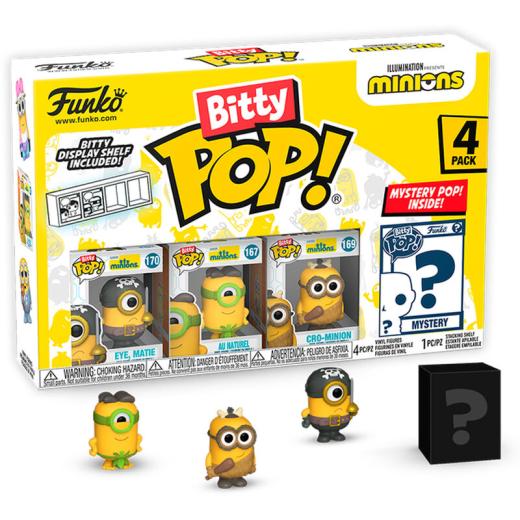Funko -  Bitty ! Minions 4dbos gyűjtői vinyl karakter szett
