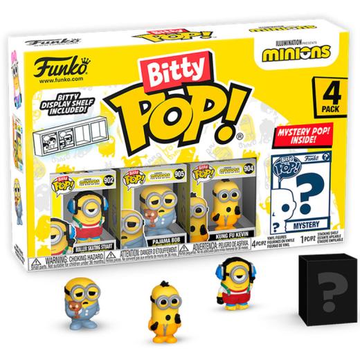 Funko -  Bitty ! Minions Series 3 4dbos gyűjtői vinyl karakter szett