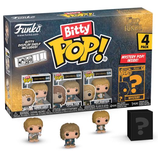 Funko -  Bitty ! Movies The Lord of the Rings  Gyűrűk ura Samwise 4dbos gyűjtői vinyl karakter szett