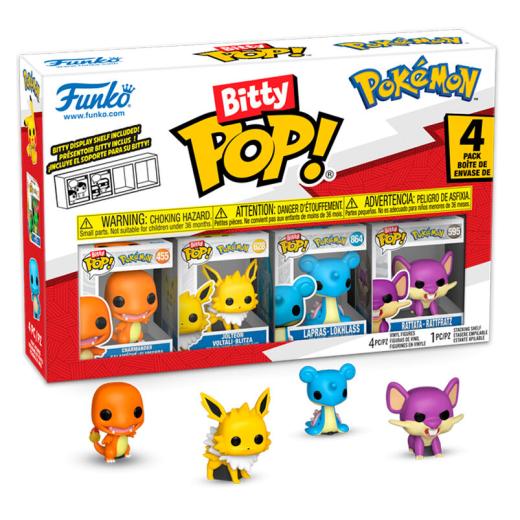 Funko -  Bitty ! Pokemon Charmander 4dbos gyűjtői vinyl karakter szett