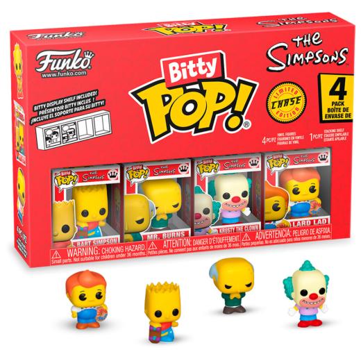 Funko -  Bitty ! The Simpsons Bart 4dbos gyűjtői vinyl karakter szett