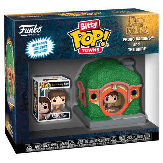 Funko -  Bitty ! Town Movies The Lord of the Rings  Gyűrűk ura Frodo Baggins and the Shire 2dbos gyűjtői vinyl karakter szett