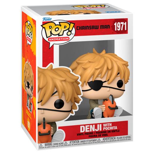 Funko -   Chainsaw Man Denji with Pochita    gyűjtői vinyl karakter