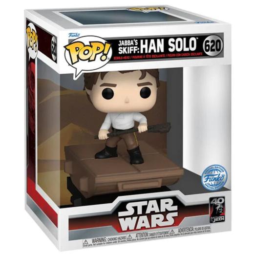 Funko -   Deluxe Star Wars Jabba Skiff Han Solo Exclusive   15cm gyűjtői vinyl karakter