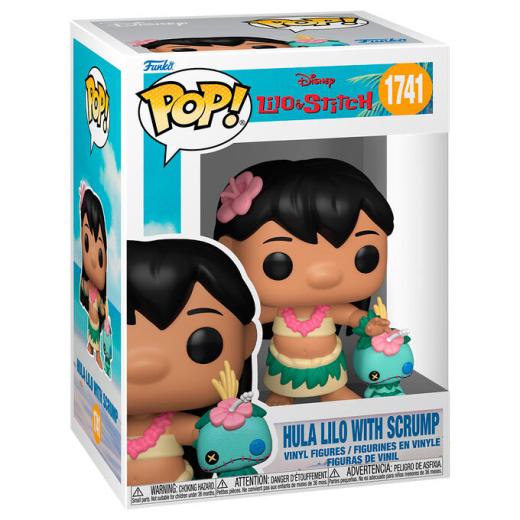 Funko -  Disney Lilo & Stitch Hula Lilo with Scrump    gyűjtői vinyl karakter