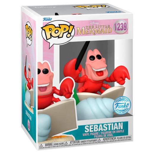 Funko -  Disney Little Mermaid Ariel a kis hableány Sebastian Exclusive    gyűjtői vinyl karakter