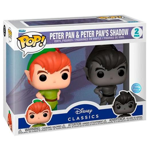 Funko -  Disney Pán Péter  Peter Pan & Peter Pans Shadow Exclusive 2dbos es gyűjtői vinyl karakter szett