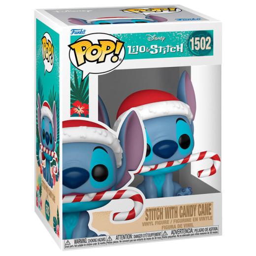 Funko -  Disney Stitch with Candy Cane    gyűjtői vinyl karakter