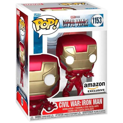 Funko -  Marvel Civil War Captain America  Civil War Iron Man  Vasember Exclusive    gyűjtői vinyl karakter