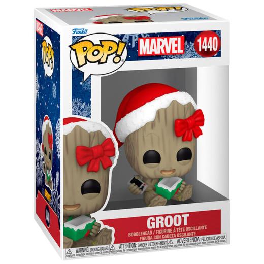 Funko -  Marvel Groot with Present    gyűjtői vinyl karakter