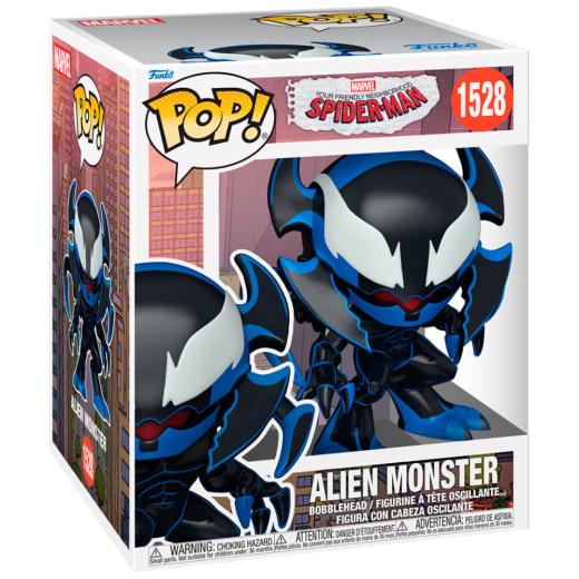 Funko -  Marvel Super SpiderMan Alien Monster   15cm gyűjtői vinyl karakter