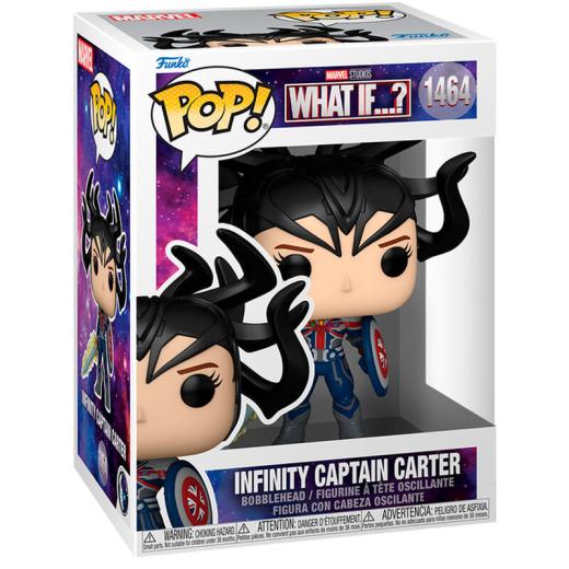 Funko -  Marvel What IF Infinity Captain Carter    gyűjtői vinyl karakter