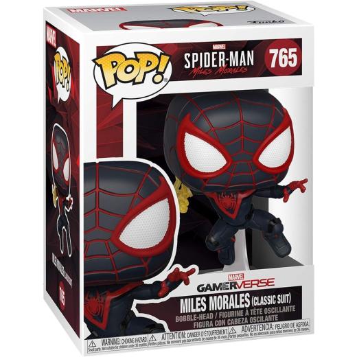 Funko -  Miles Morales   Spiderman   Pókember Miles Morales Classic Suit    gyűjtői vinyl karakter