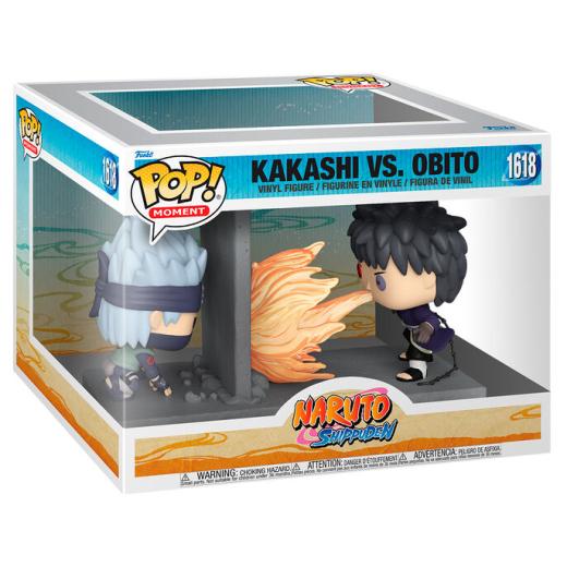 Funko -  Moment Naruto Shippuden Kakashi vs Obito   15cm gyűjtői vinyl karakter