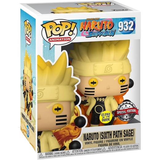 Funko -  Naruto Uzumaki Naruto Six Path Sage Glow    gyűjtői vinyl karakter