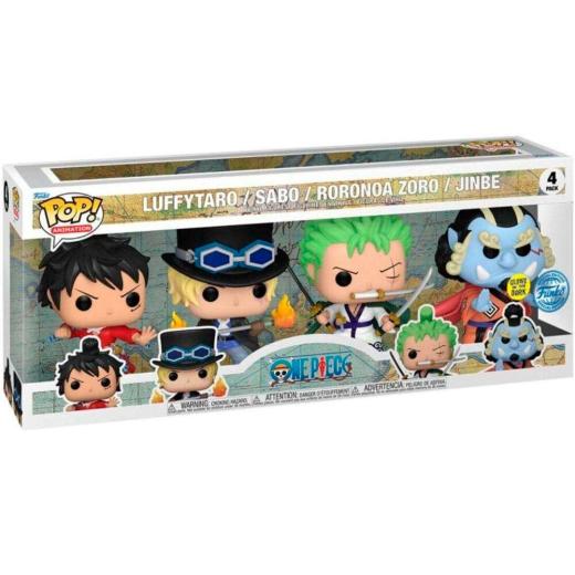 Funko -  One Piece Exclusive 4dbos szett   figurák