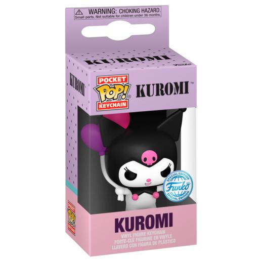 Funko -  Pocket ! Animation Hello Kitty Kuromi kulcstartó
