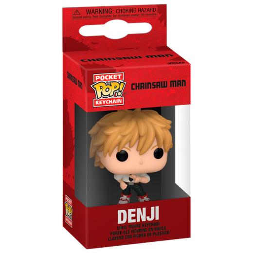 Funko -  Pocket !  Chainsaw Man Denji kulcstartó