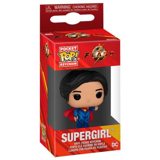 Funko -  Pocket ! DC Comics The Flash Supregirl kulcstartó