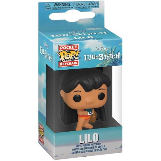 Funko -  Pocket !  Disney Lilo and Stitch Lilo with Camera kulcstartó