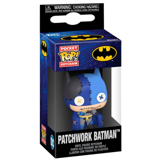 Funko -  Pocket ! kulcstartó DC Comics Patchwork Batman